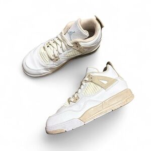 Air Jordan 4 Retro GS “Linen” — Kids Size 13C